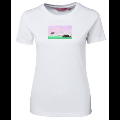 SMOKE OUT SHIRT (FEMALES WHITE)  Thumbnail