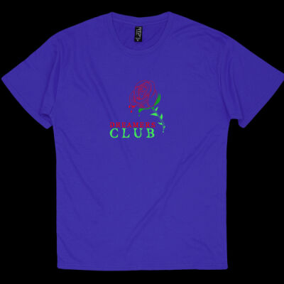 DREAMERS CLUB TEE (MENS BLUE)  Thumbnail